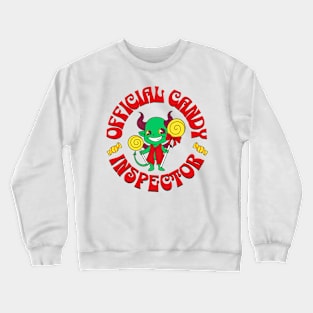 Official Candy Inspector Cute Monster Crewneck Sweatshirt